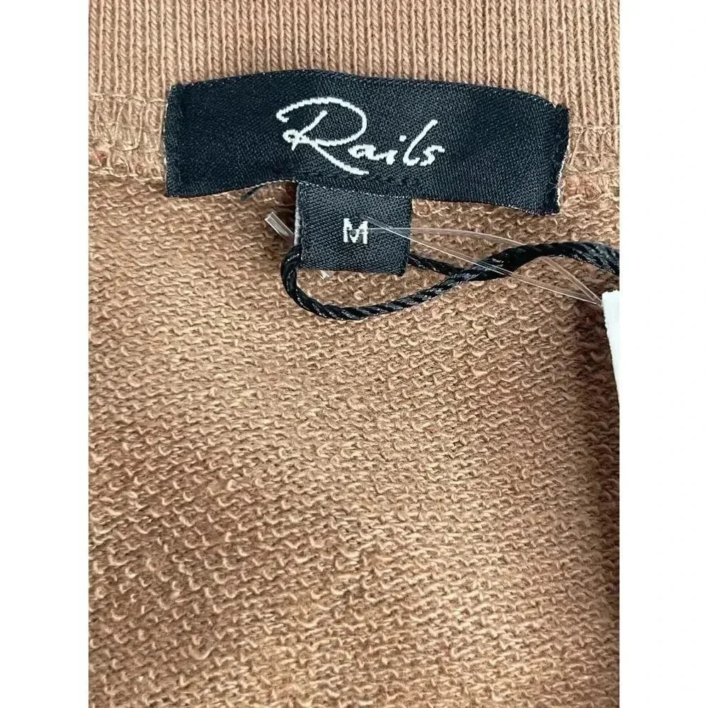 Rails Reeves Mountain Leopard crew neck sweater size M New - Picture 6 of 13